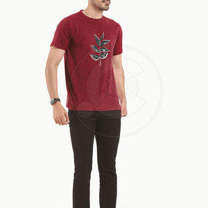 Camiseta de alta calidad con serigrafía, transpirable, de algodón, para uso diario informal, en venta. - Product Image 3