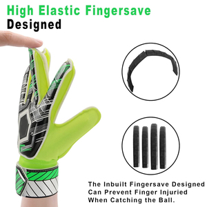 Gants de football en latex respirants professionnels en gros, best-seller, légers, pour le cyclisme en plein air, couleur unie, gants de gardien de but - Product Image 4