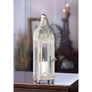 Silverware Metal Lantern Luxury Design Tabletop Candle Holder Lantern <b>Prime</b> Quality Metal Candle Holder for Home Accessories - Product Image 1