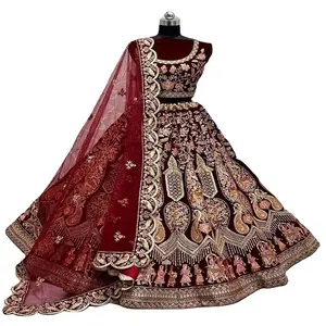 New Arrival Women Lehenga Choli Embroidery Work Bridal Lehanga Choli for Wedding and Festival Wear from Indian Exporter lahenga