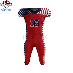 Nouveau design de maillots de football américain personnalisés uniformes de football personnalisés de haute qualité et abordables équipes et fans personnalisés - Product Image 2