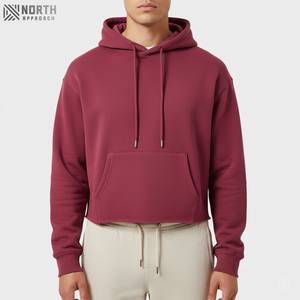 เสื้อครอปแบบมีฮู้ดสำหรับผู้หญิงเสื้อครอปสำหรับใส่วิ่งลำลองเสื้อฮู้ดผ้าฝ้าย100% โลโก้ได้ตามต้องการ - Product Image 6