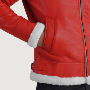 Mejor Venta de chaqueta de cuero de los hombres de alta calidad para el invierno High Street Style Precio al por mayor para la venta en línea - Product Image 6