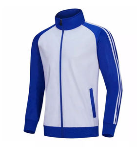 Chándal de entrenamiento de fútbol de último diseño retro, 100% poliéster, logotipo frontal, conjuntos de equipo de fútbol de alta calidad de secado rápido para hombres - Product Image 5