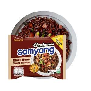 Venta al por mayor Samyang Chacharoni Ramen fideos salsa de frijol negro coreano 140g Comida instantánea mejor precio peso neto 140 gramos por paquete - Product Image 1
