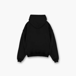 Sweat à capuche d'hiver personnalisé haut de gamme pour homme, coupe oversize, effet vieilli délavé à l'acide, brodé, en tissu épais, style streetwear, avec poche - Product Image 3