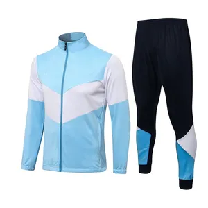 Wholesale Customized Football Team Training Tracksuit Full Set Soccer Jacket Kits Soccer Tracksuit Football Track Suit