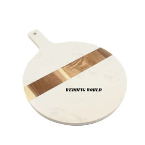Wood And <b>Marble</b> Chopping <b>Board</b> Excellent Quality Handmade Chopping Block Classic Stylish Luxury Chopping <b>Board</b> - Product Image 3