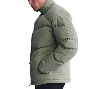 Meilleure vente Veste matelassée de couleur unie sur mesure de haute qualité à capuche pour hommes pour l'hiver en extérieur - Product Image 3