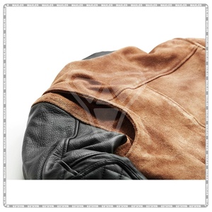 Chaqueta de moto de cuero para Hombre | Chaqueta de motorista aprobada por la CE | Chaqueta de montar duradera para todas las estaciones - Product Image 6