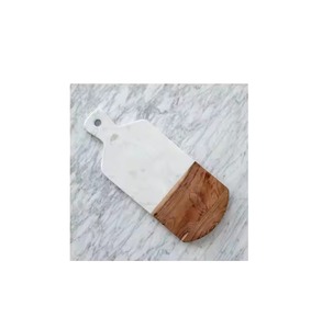 Tabla de cortar de madera con estampado de esmalte elegante, de madera duradera Base, platos de servicio de preparación de cocina multifuncionales, tabla de cortar - Product Image 5