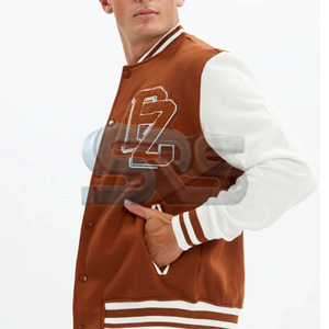 Premium Quality Men's Letterman Winter Jacket Windproof Comfortable Outdoor Fashion Streetwear Casual Wear Oversized Style - Product Image 2
