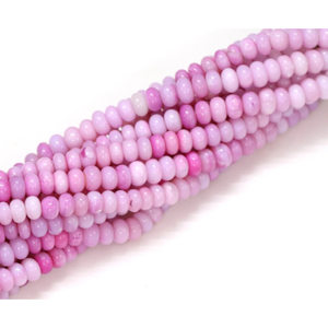 Cuentas de Ópalo Rosa Lila: Piedra Preciosa Redonda con Sombreado AAA, 7-10 mm - Product Image 3