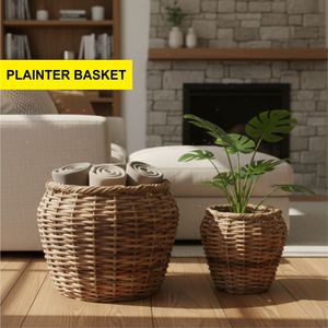 งานฝีมือตะกร้าหวาย BEEMO - Product Image 4