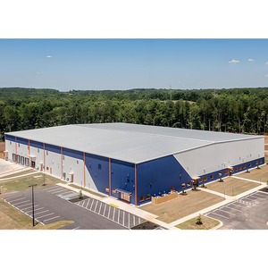 Capannone Industriale Prefabbricato in Acciaio CE ISO Anticorrosione 50 Anni di Durata Magazzino Fabbrica Hangar Design Moderno <span class=keywords><strong>RT</strong></span> - Product Image 1
