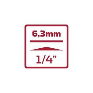 Gedore 1/4'' Hexagonal <b>Socket</b> 25mm Product Category - Product Image 2