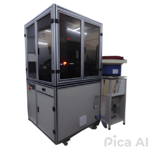 Máquina de inspección dimensional y visual de anillo de acero inoxidable con disco de vidrio - Product Image 1