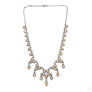 Collier élégant en perles d'argent pour femmes, cadeau parfait - Product Image 2
