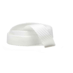 สายรัดทอเสริมแรง ผลิตจากวัสดุ PE PP สีขาว เป็นมิตรกับสิ่งแวดล้อม สำหรับรองเท้า กระเป๋า กระเป๋าเดินทาง ผลิตภัณฑ์สำหรับสัตว์เลี้ยง ขนาด 25 มม./38 มม./50 มม. พร้อมตัวเลือกแบบกำหนดเอง - Product Image 1