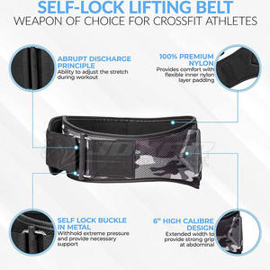 Gimnasio Fitness Cinturón de levantamiento de pesas para adultos Cinturón de levantamiento de pesas de diseño personalizado ajustable para venta en línea - Product Image 4