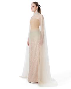 Robe ETHEREAL DUNE _ robe de soirée de luxe haute couture de la marque locale vietnamienne - Product Image 5