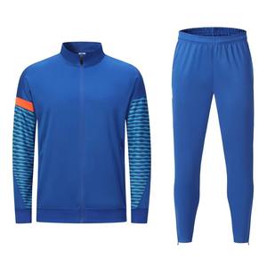 Nuevo estilo, chándal de fútbol de alta elasticidad, logotipo personalizado, ropa deportiva de entrenamiento de fútbol transpirable de manga larga para hombres - Product Image 4