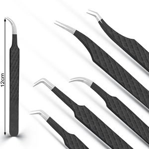 Outils à cils en acier inoxydable à haute précision, fournisseur d'usine OEM, vente en gros en grande quantité, pince à cils - Product Image 2