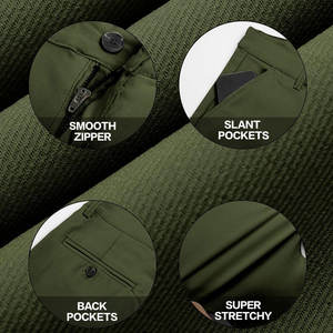 Pantalón Chino de Bolsillo Regular Fácil de Usar para Hombre, el Mejor Producto, la Mejor Calidad, Estilo Casual, Pantalón Chino con Botones para Hombre - Product Image 5