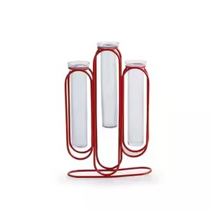 กระถางต้นไม้/แจกันทรงหลอดทดลองสีน้ำตาลอ่อน ของตกแต่งบ้าน - Product Image 3