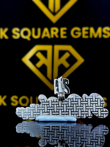 จี้ฮิปฮอปตัวอักษรที่กำหนดเอง, ชื่อที่กำหนดเอง, จี้ฮิปฮอปหมายเลขของผู้ชาย, จี้เพชรโมอิส, เครื่องประดับฮิปฮอปน้ำแข็งออก, เงิน925 - Product Image 4