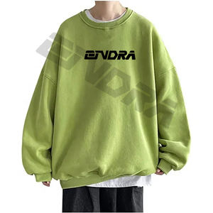 สเวตเชิ้ตของผู้ชายสเวตเชิ้ตสีพื้นผ้าโพลีเอสเตอร์ผ้าคอตตอนดีไซน์แตกต่างกัน - Product Image 1