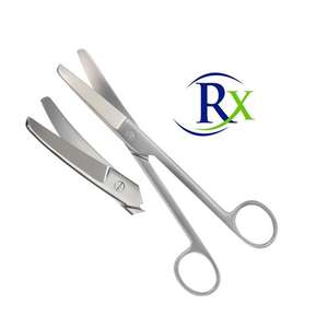 Juego de Instrumentos Quirúrgicos Renix International Instruments, Tijeras de Enterotomía Curvas con Hoja en Punta BLT de Acero Inoxidable de 180 mm - Product Image 6