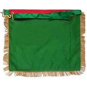 Delantal de Maestro Escocés de San Andrés, Tricolor, para Todas las Ordenes Masónicas, Fabricante de Delantales, Servicio OEM - Product Image 2