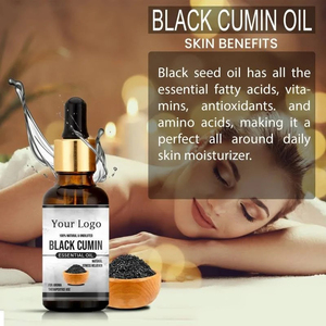 Aceite esencial de semilla de comino negro de etiqueta privada de alta pureza, aceite para el cuidado de la piel de extracto de semilla de Nigella Sativa prensado en frío de grado premium - Product Image 2