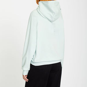 Haut court à capuche rose tendance de haute qualité 2026, style streetwear, broderie papillon, pour femme, coupe oversize, polyester/coton, devant - Product Image 3