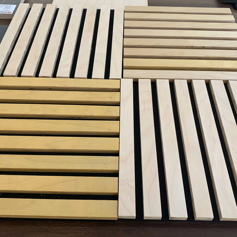 Competitive Price 100% Polyester Fiber Acoustic Wall Panels Modern Living Room Soundproof Nature Hotel Apartment Rubber Wood