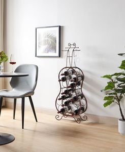 Popular Best Selling Metal Wine Holder Decorative Square Shape <b>Rack</b> Tabletop Wine <b>Rack</b> for Bottle Holder - Product Image 4