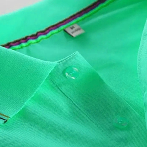Meilleures ventes pour hommes 100% coton pour polos Design personnalisé Tissu tricoté de haute qualité Motif solide pour l'été - Product Image 4
