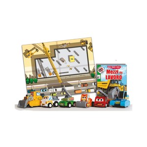 Livre de coloriage style Edicart, jouets à tirer/figurines, apprentissage ludique pour enfants, blister/boîte, 8 articles, 16 pages, fabriqué en Italie - Product Image 4