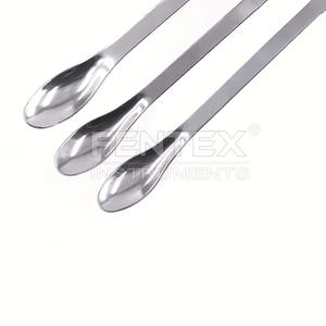 Juego de 3 Espátulas y Cucharas de Laboratorio de Acero Inoxidable Personalizables para Mezclar, Muestrear, Llenar Cápsulas y Pastillas - Product Image 2