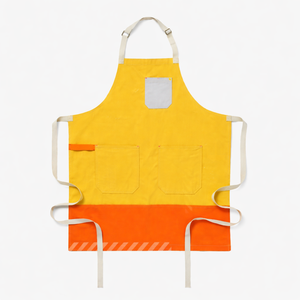 Tablier de cuisine professionnel personnalisé en toile imperméable pour restaurant, cuisine et jardin, avec logo sur mesure - Product Image 5