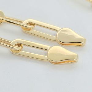 Collar de Eslabones Cubanos de Plata de Ley Chapado en Oro de 14K, Estilo Clásico, el Más Vendido, para Hombre, Unisex, de Alta Calidad, para Bodas y Fiestas - Product Image 2