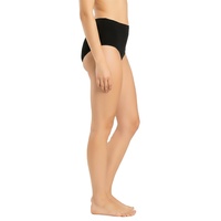 Cómodas bragas hipster de punto de algodón y elastano de talle alto con estampado, logotipo personalizado, transpirables y ecológicas, OEM personalizado