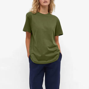 Camiseta OEM personalizada para mujer, ropa para hombre, ropa de calle, pesado, 100% algodón, verano, a la venta - Product Image 1