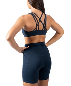 Ensemble de yoga avec short vêtements de sport sans couture élégant Flexible confortable respirant vêtements de sport pour l'entraînement physique - Product Image 2