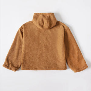 Sudadera con Capucha de Sherpa para Hombre de Alta Calidad, Bordada con Logotipo Personalizado, Transpirable, Ecológica, 100% Lana, Cálida, Color Sólido - Product Image 3