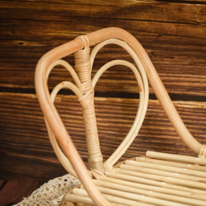 Rotin de nouveau-né en osier de haute qualité écologique pour bébé, accessoire de lit de poupée accrocheur fait à la main au Vietnam - Product Image 3