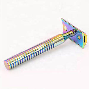 Navaja de Seguridad de Doble Filo para Barberos Profesionales, Cuchillas de Acero Inoxidable Superresistentes para Afeitar la Cara, el Cuerpo y el Bikini - Instrumentos Kaamir - Product Image 1