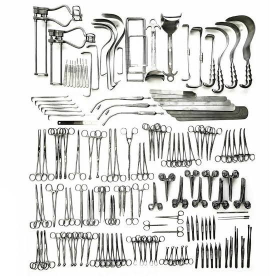 Nomi Brothers 108 Instruments Basic Laparotomy Set Surgical Medical/Abdominal Surgery Equipments