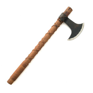 ขวานไวกิ้งพร้อมด้ามจับไม้ดีไซน์ตามสั่ง2024เหล็กคาร์บอนสำหรับตั้งแคมป์กลางแจ้งขวานไวกิ้ง - Product Image 1